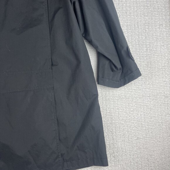 Vintage Irving Samuel Black Coat Button up Jacket Canada Made Women Sz S - Picture 14 of 15